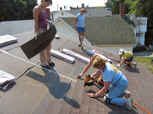 THOR® Roofing Layout Tapes keep Habitat organized THOR® Roofing Layout Tapes keep Habitat organized