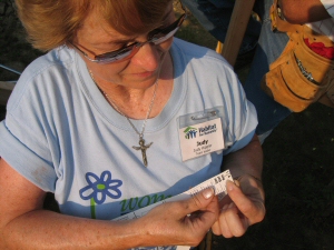 Judy folds THOR® Roofing Layout Tapes Judy folds THOR® Roofing Layout Tapes