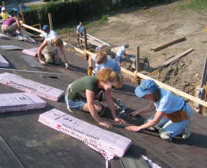 Habitat Working all over roof Habitat Working all over roof