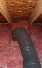 flex heat duct problem
