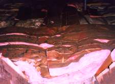 Unsatisfactory insulation - two vapor barriers and up, not down