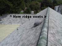 Ridge vents done
