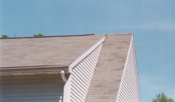 4 feet without no ridge vents on one side