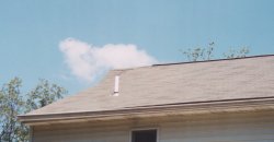 4 feet without no ridge vents on the other side