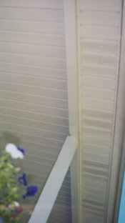 No vents in porch area. Intermittent soffit vents are not enough!